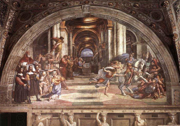 RAFFAELLO Sanzio The Expulsion of Heliodorus from the Temple China oil painting art